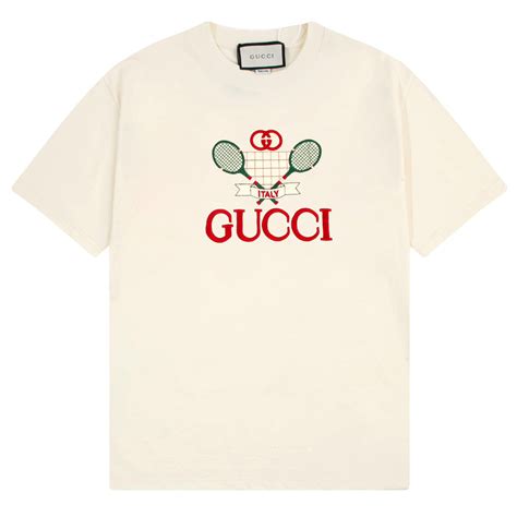 gucci tennis racket t shirt|women's Gucci tennis shoes.